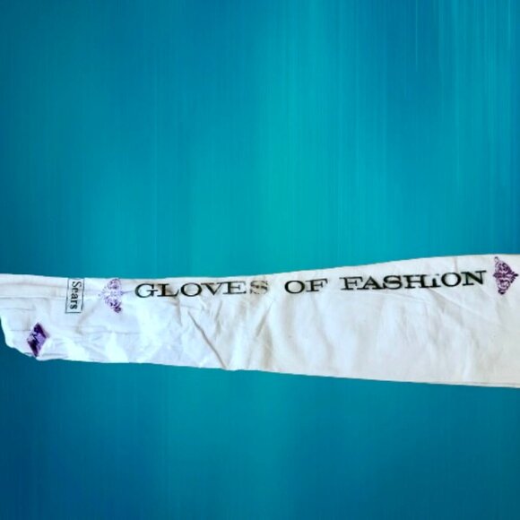 Vintage Kid Leather Gloves Washable Opera Length by Superb West Germany - Picture 4 of 16